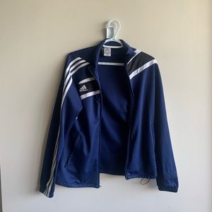 Adidas Women’s Clima 365 Track Jacket Blue 3 Stripe